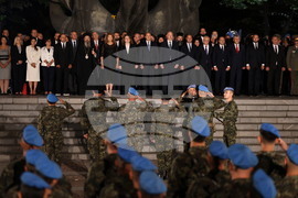 Пловдив - Румен Радев - Съединение на Княжество България с Източна Румелия - тържествена заря-проверка