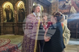Търговище - храм „Св. Йоан Рилски“ - неделна служба