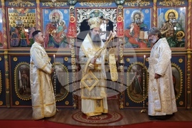 Сапарева баня - патриарх Даниил - литургия