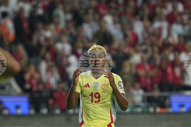 Ламин Ямал няма да участва в мачовете на испанския национален отбор по футбол срещу Грузия и Турция