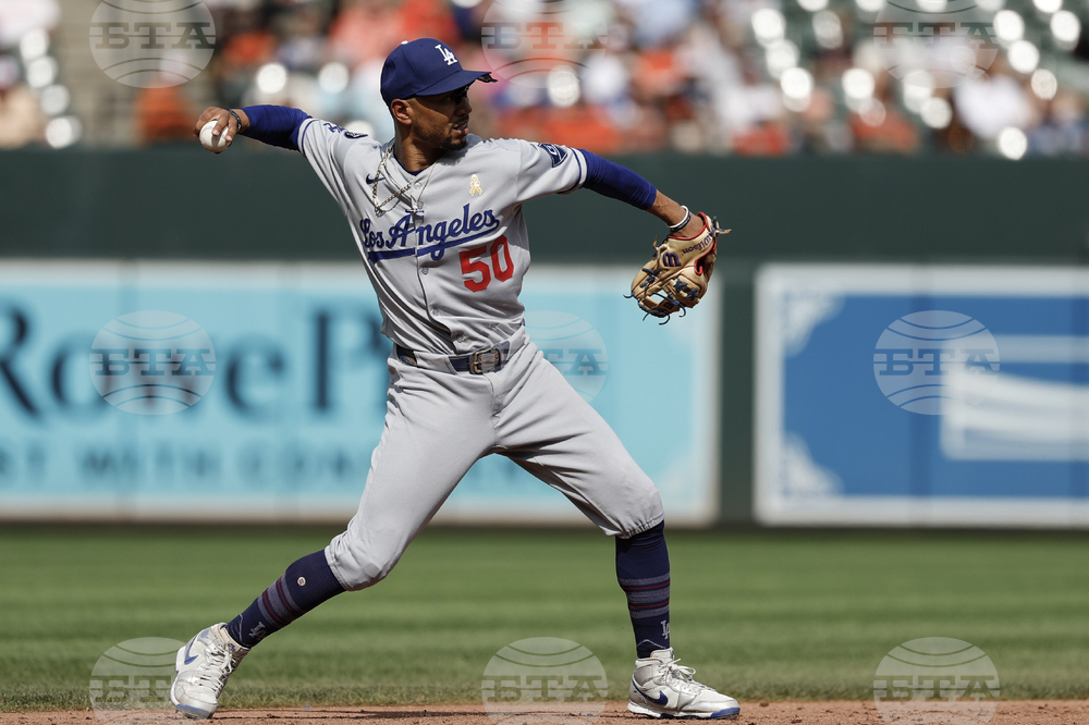 Dodgers Orioles Baseball