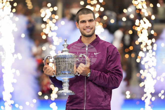 Шампионът от Откритото първенство на САЩ Карлос Алкарас потвърди участие на турнира "Лейвър къп"