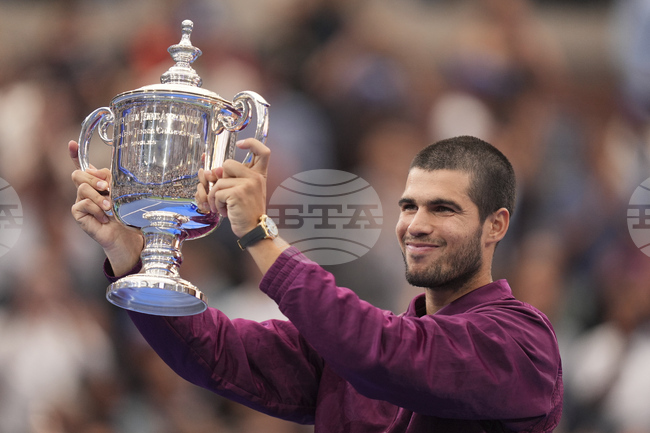 Новият шампион на Откритото първенство на САЩ Карлос Алкарас: "Чувствам, че това е най-добрият турнир, в който съм играл досега"