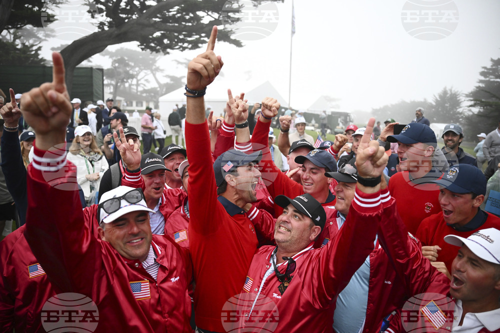 APTOPIX Walker Cup Golf