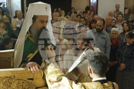 Столичен храм „Рождество Богородично“ - патриарх Даниил - литургия