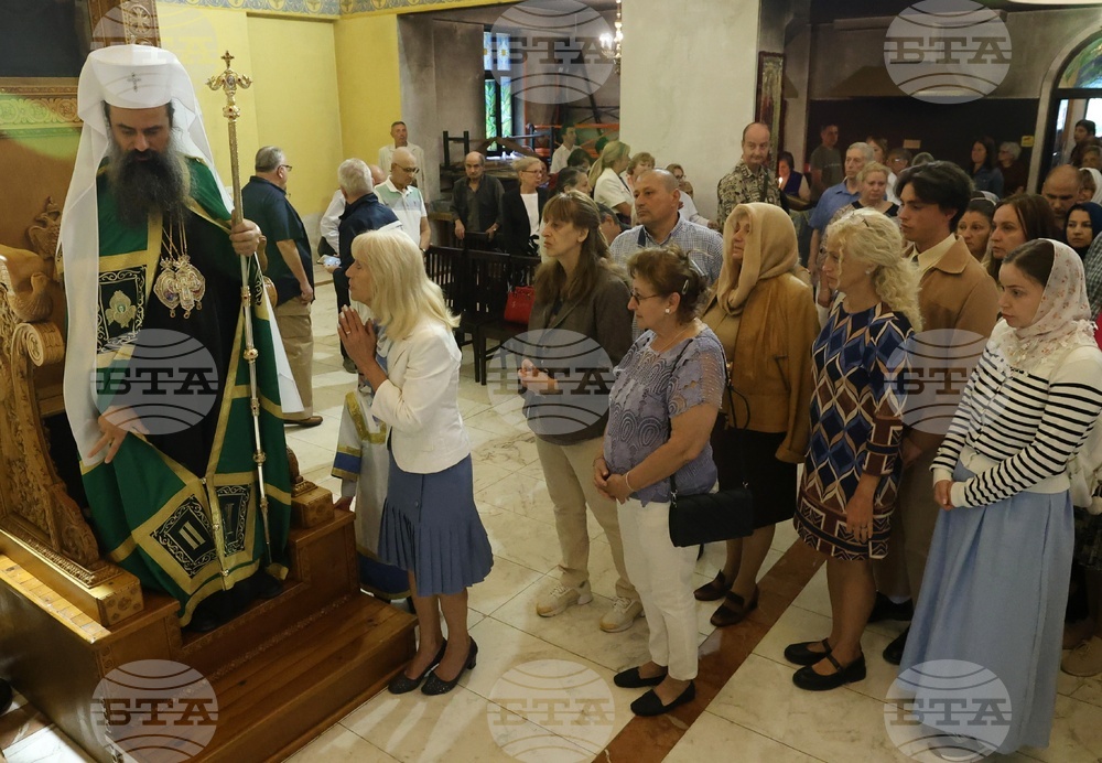 Столичен храм „Рождество Богородично“ - патриарх Даниил - литургия
