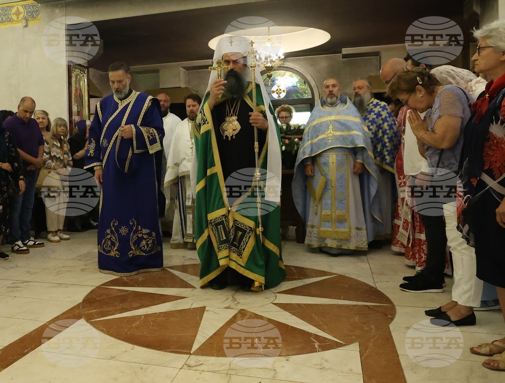Столичен храм „Рождество Богородично“ - патриарх Даниил - литургия