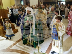 Столичен храм „Рождество Богородично“ - патриарх Даниил - литургия