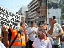 Сърбия - протест - полицейско насилие