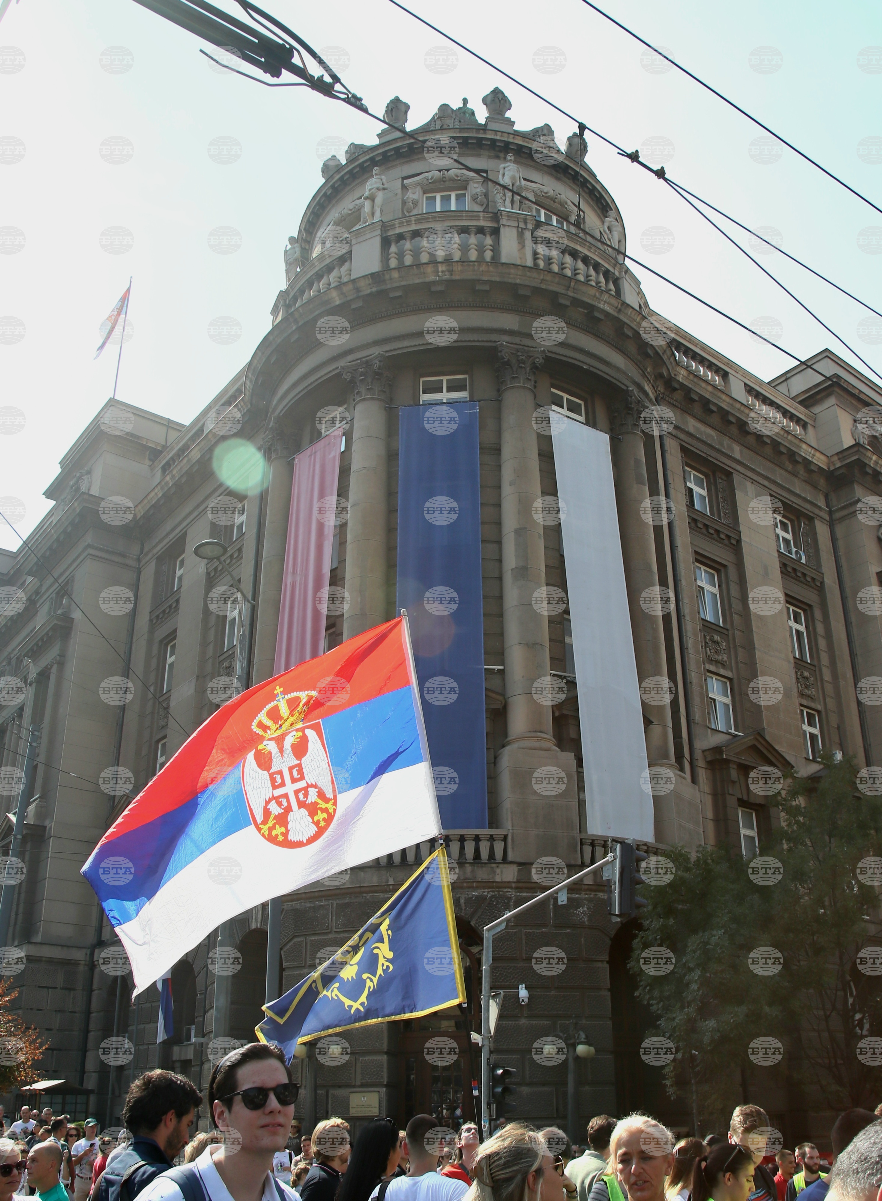 Сърбия - протест - полицейско насилие