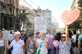 Сърбия - протест - полицейско насилие