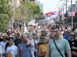 Сърбия - протест - полицейско насилие
