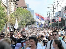 Сърбия - протест - полицейско насилие