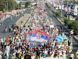 Сърбия - протест - полицейско насилие