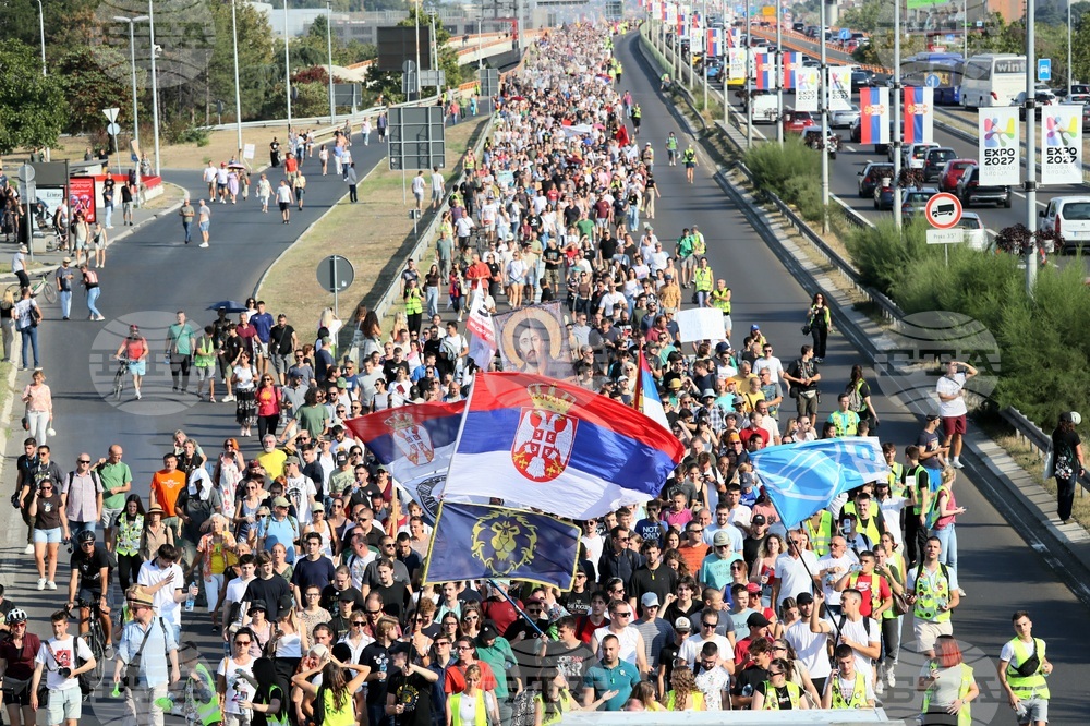 Сърбия - протест - полицейско насилие