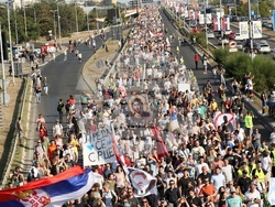 Сърбия - протест - полицейско насилие