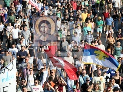 Сърбия - протест - полицейско насилие