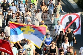 Сърбия - протест - полицейско насилие