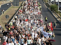 Сърбия - протест - полицейско насилие