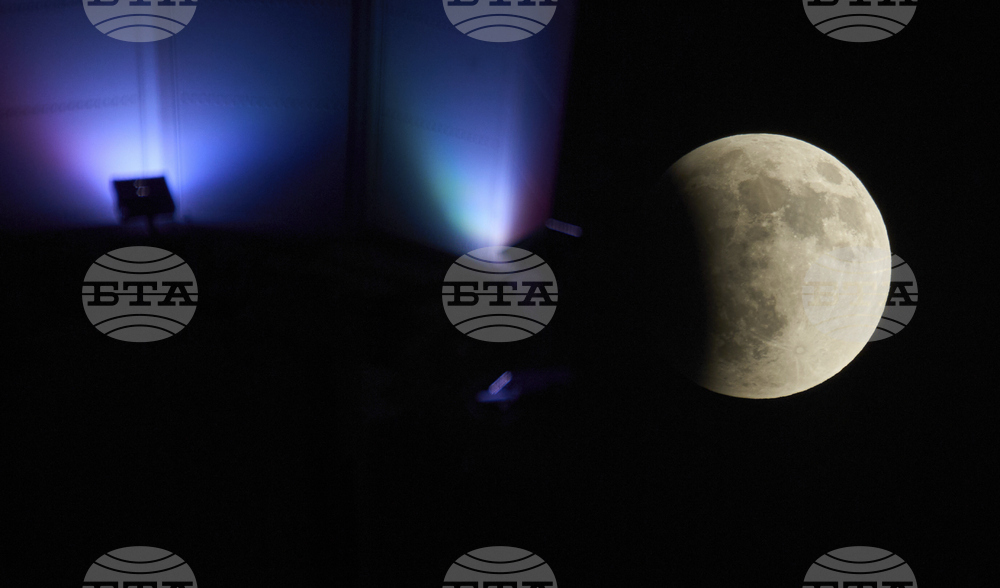 APTOPIX Iraq Lunar Eclipse