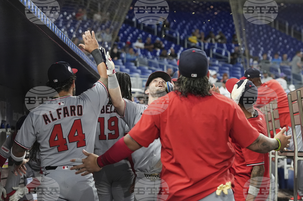 Nationals Marlins Baseball