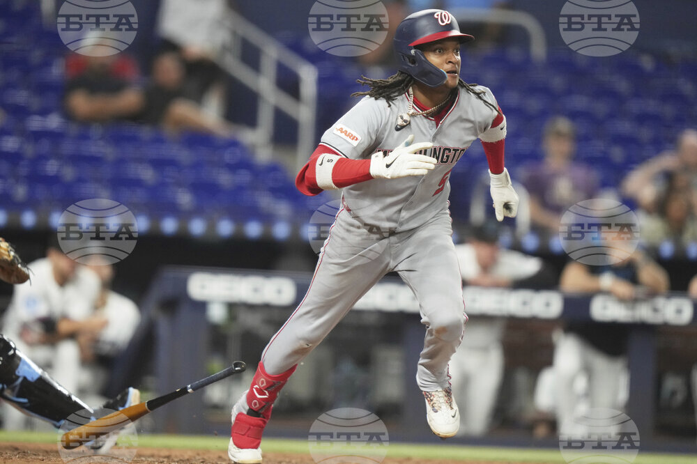 Nationals Marlins Baseball