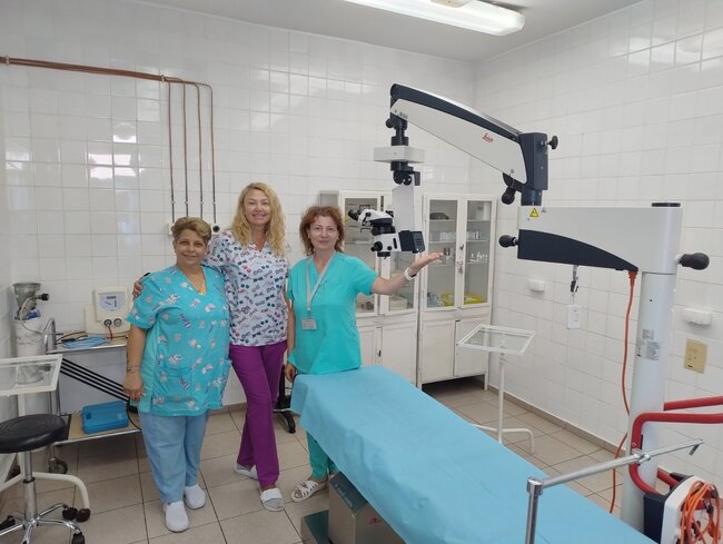 Медицинско оборудване от висок клас обнови Очно отделение в МБАЛ Шумен