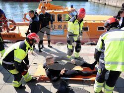 Бургас - учение "Аспарух" 2025 - аварийно - спасителна операция
