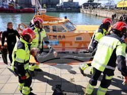 Бургас - учение "Аспарух" 2025 - аварийно - спасителна операция