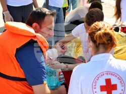 Бургас - учение "Аспарух" 2025 - аварийно - спасителна операция