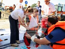 Бургас - учение "Аспарух" 2025 - аварийно - спасителна операция