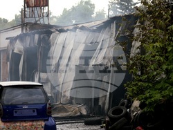 Пожар - автосервиз