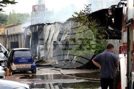 Пожар - автосервиз