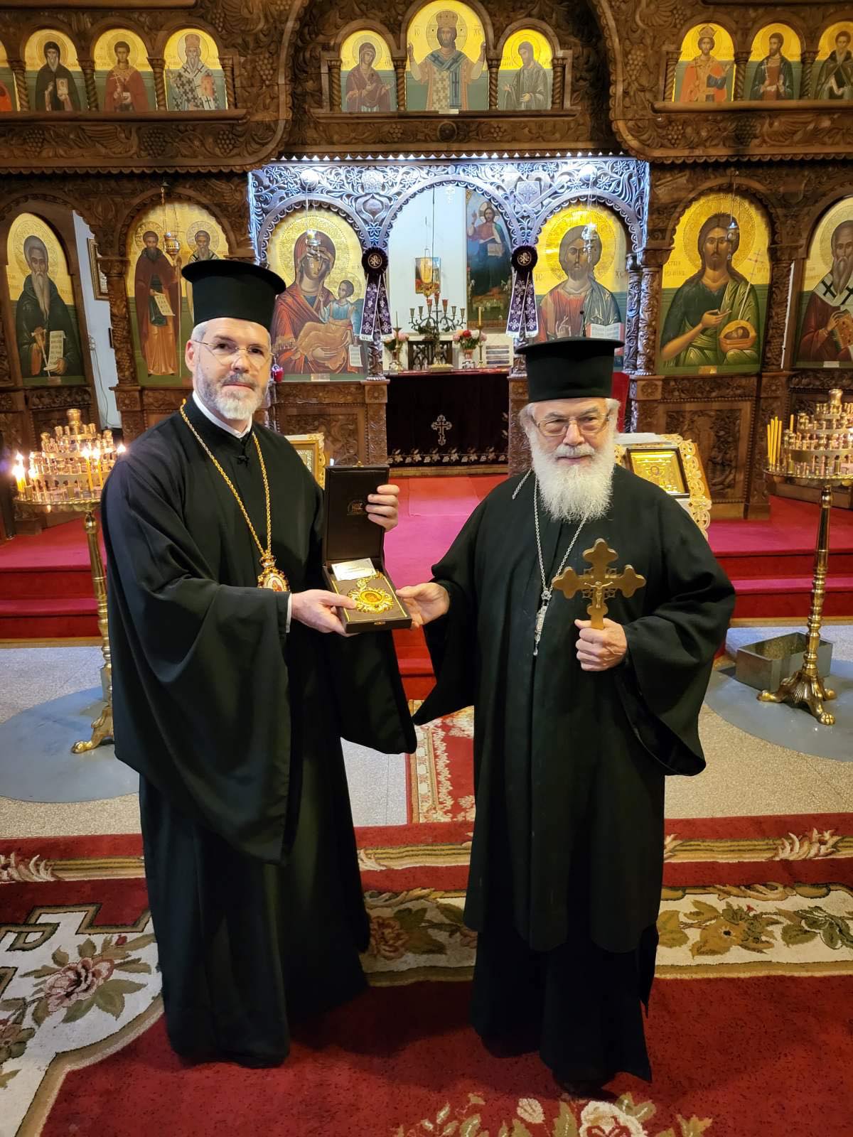САЩ - Западно - и Средноевропейския митрополит Антоний - посещение