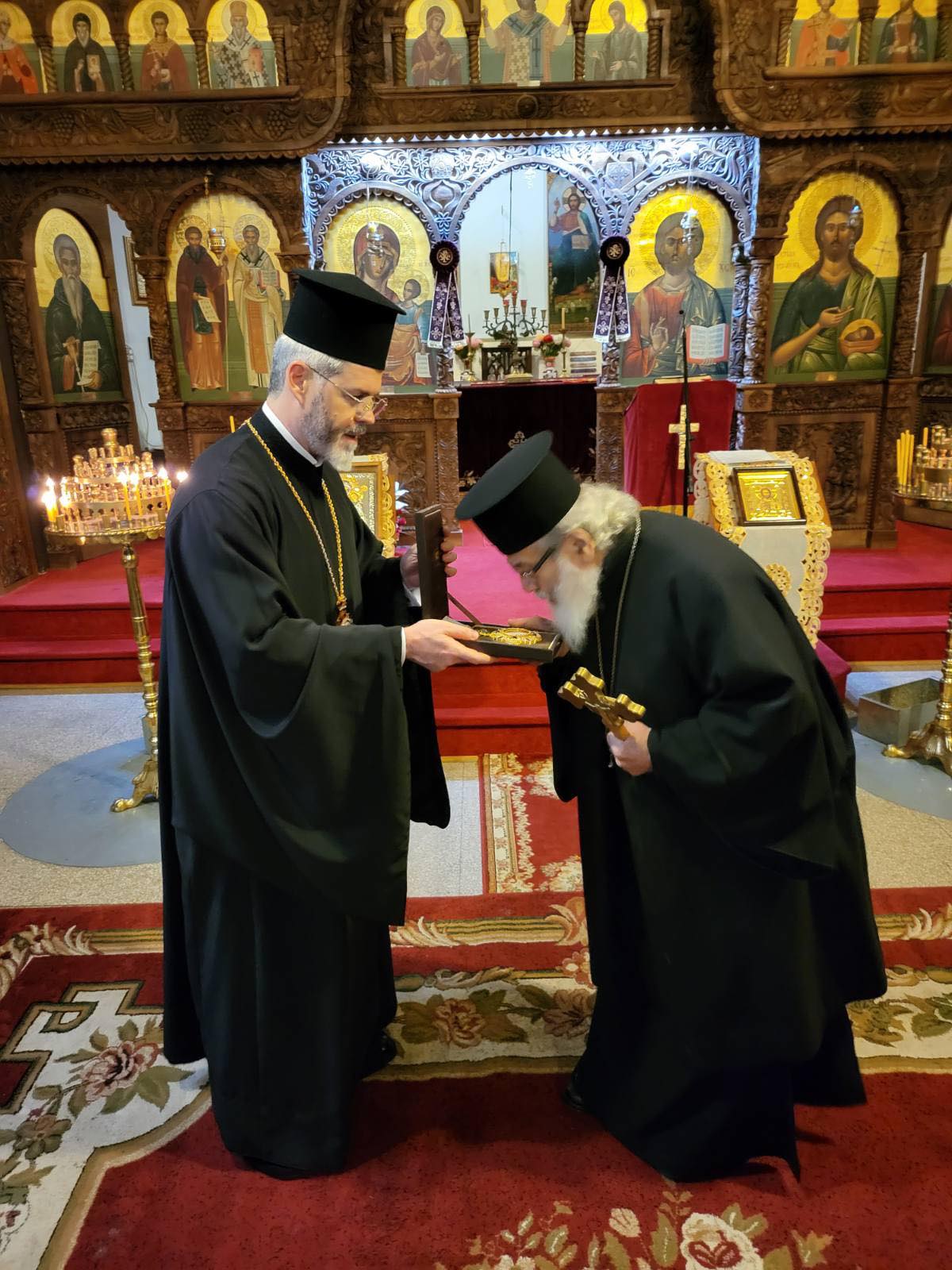 САЩ - Западно - и Средноевропейския митрополит Антоний - посещение