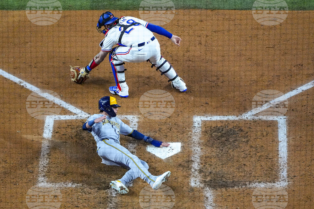 Brewers Rangers Baseball
