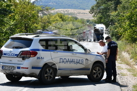 Хасково - камион - пожар