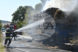 Хасково - камион - пожар