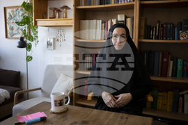 Orthodox Nun War Critic