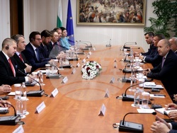 Румен Радев - Федерална асоциация за икономическо развитие и външна търговия на Германия - среща