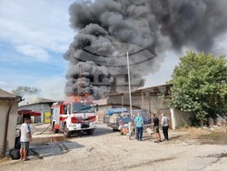 Варна - ремонтна база - пожар