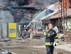 Варна - ремонтна база - пожар