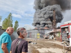 Варна - ремонтна база - пожар