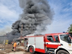 Варна - ремонтна база - пожар