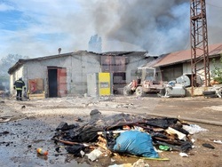 Варна - ремонтна база - пожар