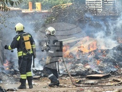 Варна - ремонтна база - пожар