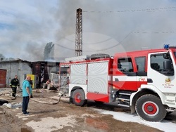 Варна - ремонтна база - пожар