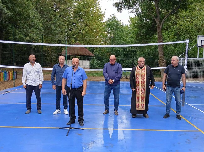 Във видинското село Градец откриха новоизградена спортна площадка