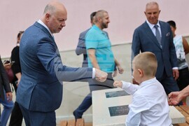 Село Крупник - обновено училище - откриване