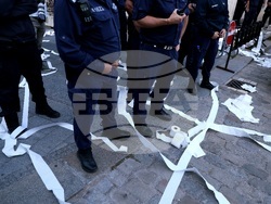 Министерство на вътрешните работи - протест